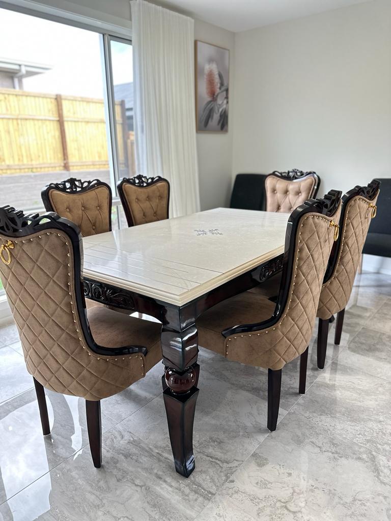 Peacock dining table